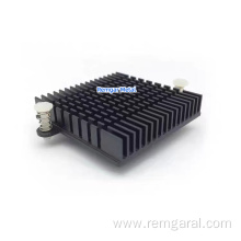 anodized aluminum extruded forced convection heat sink